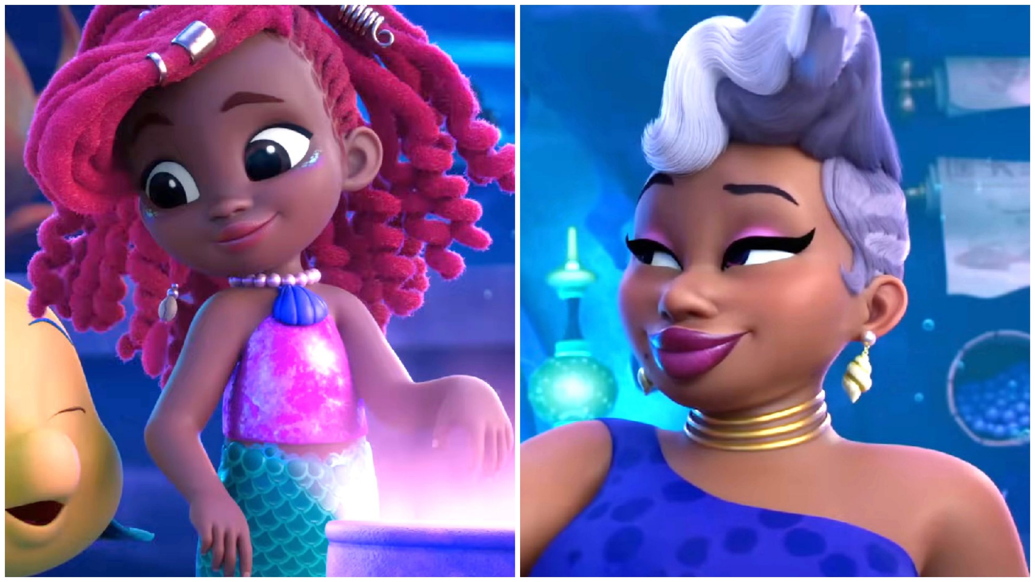 迪士尼「黑人愛麗兒」第二彈！全新《小美人魚》影集首曝預告、動畫版「黑人烏蘇拉」亮相