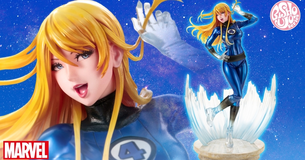 壽屋『MARVEL 美少女 隱形女 終極版』1/6 塗裝完成品，全新原型再現山下俊也筆下隱形女的魅力！