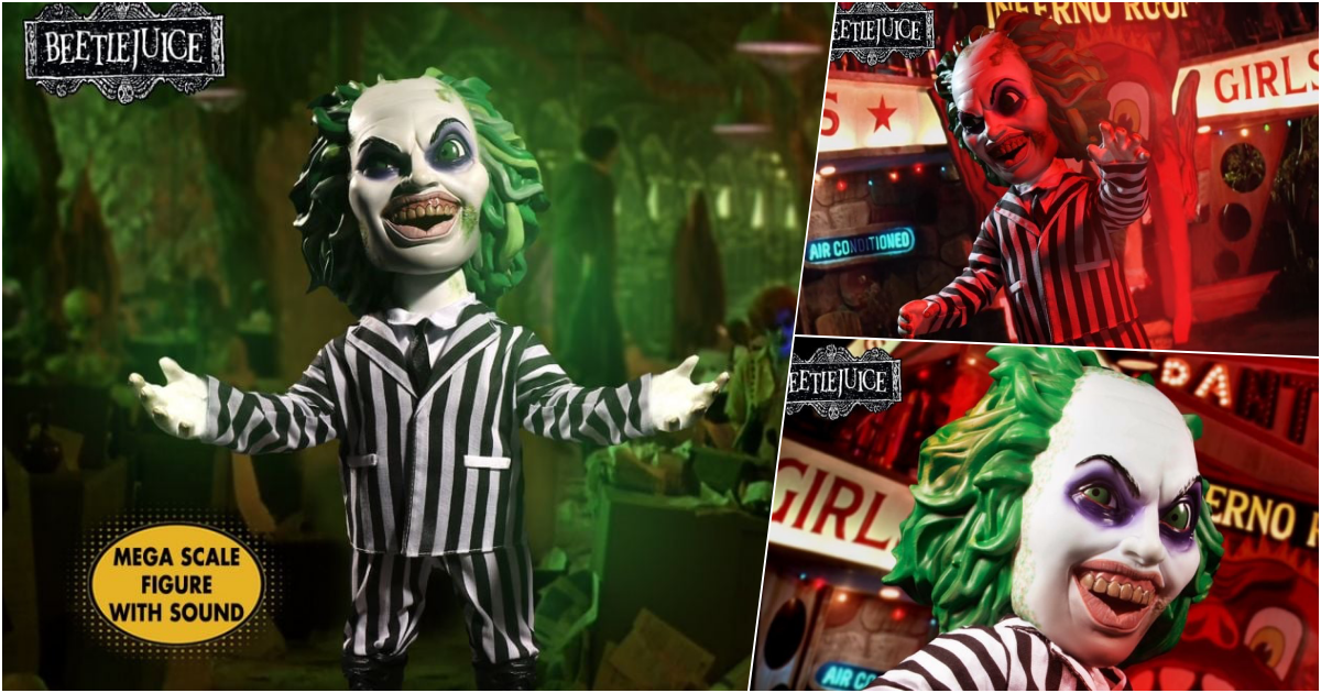 MEZCO TOYZ『MDS MEGA SCALE 陰間大法師』有聲玩具，三頭身比例重現劇中詭異氣息！