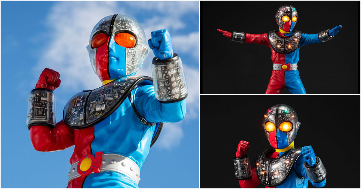 MEGAHOUSE『Ultimate Article 人造人間 KIKAIDER 01（キカイダー 01）RENEWAL EDITION』塗裝完成品