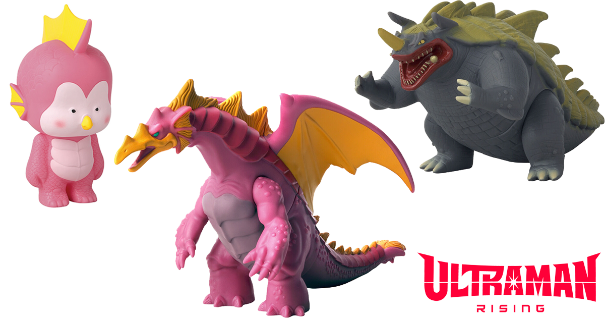 萬代 超人力霸王怪獸系列《ULTRAMAN: 崛起》加剛特隆、惠美、涅羅剛