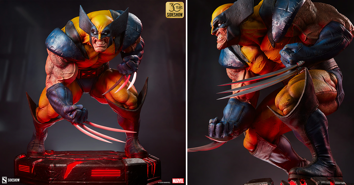 SIDESHOW MARVEL「金鋼狼：狂戰士的怒火」全身雕像（Wolverine: Berserker Rage）