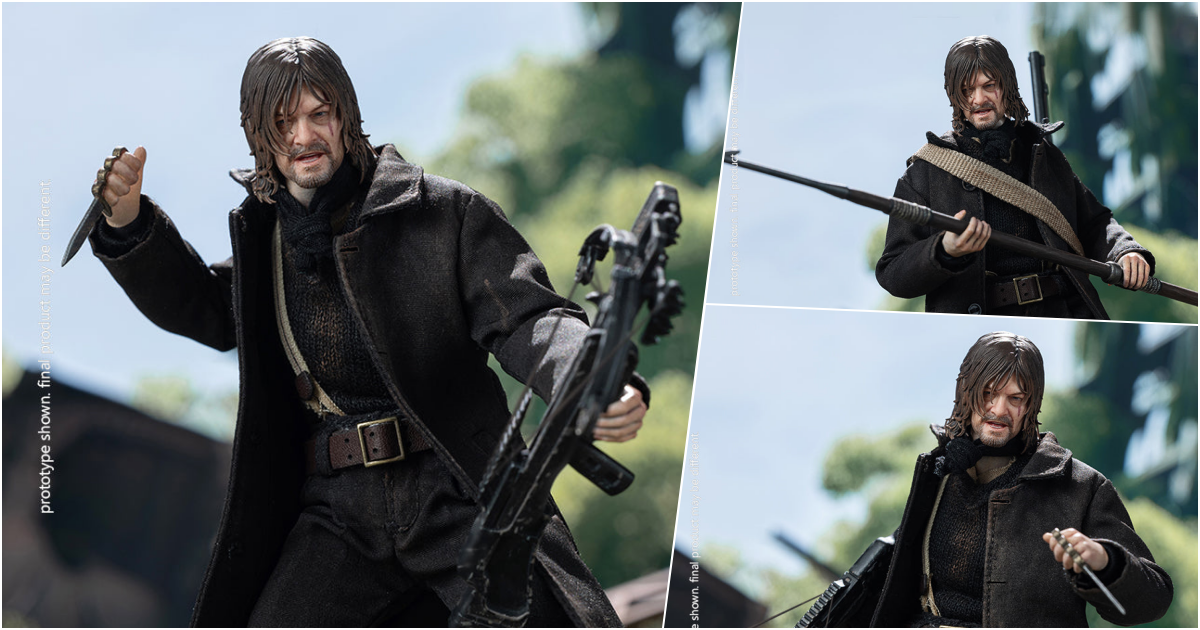 HIYA TOYS『《陰屍路：戴瑞迪克森》戴瑞（Daryl）』1/12 可動人偶，豐富配件再現劇中各種場面！