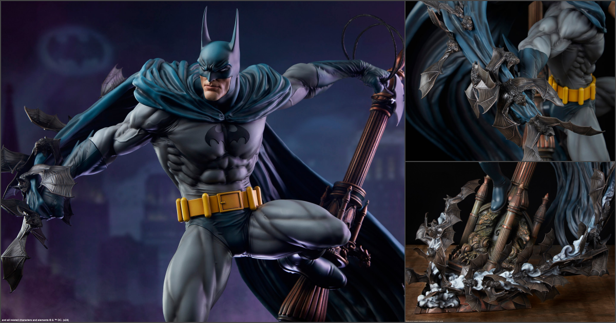 Sideshow Collectibles 蝙蝠俠收藏雕像，浮誇長耳設計展現高譚守護者的強大存在感！