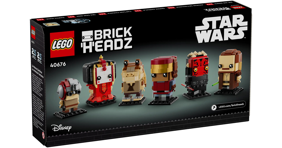 LEGO 40676 BrickHeadz 系列「威脅潛伏角色人偶」艾米達拉女王華麗現身！（The Phantom Menace）