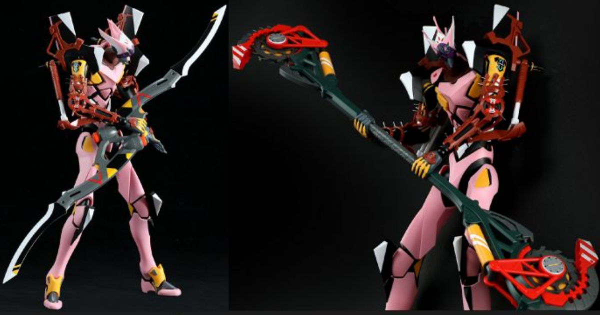 MENG MODEL『福音戰士新劇場版 EVA改8號機γ（純色版）』組裝模型 再現雙臂外骨骼精密細節