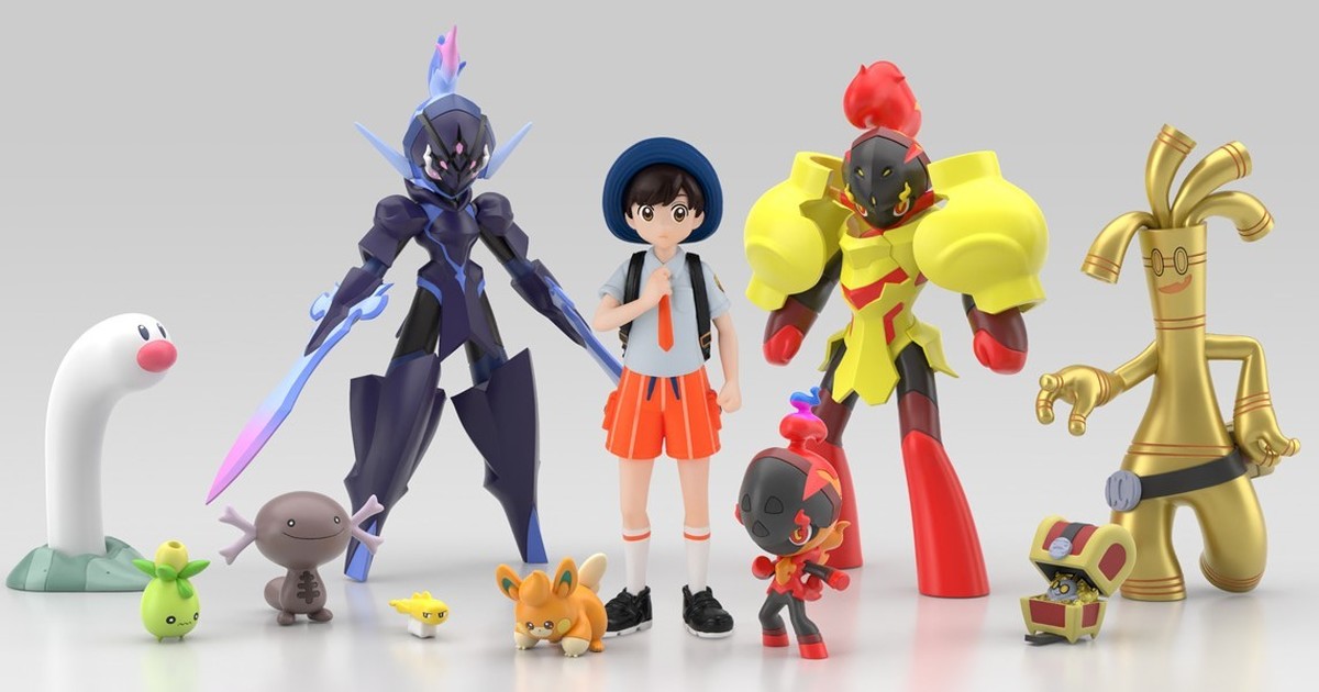 萬代 1/20 比例食玩『POKEMON SCALE WORLD 帕底亞地區篇2』收錄人氣海地鼠、炭小侍進化！