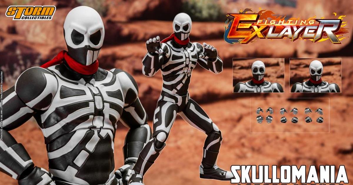 STORM COLLECTIBLES『《Fighting EX Layer》骷髏俠（Skullomania）』1/12 可動人偶，為正義而戰的英雄現身！