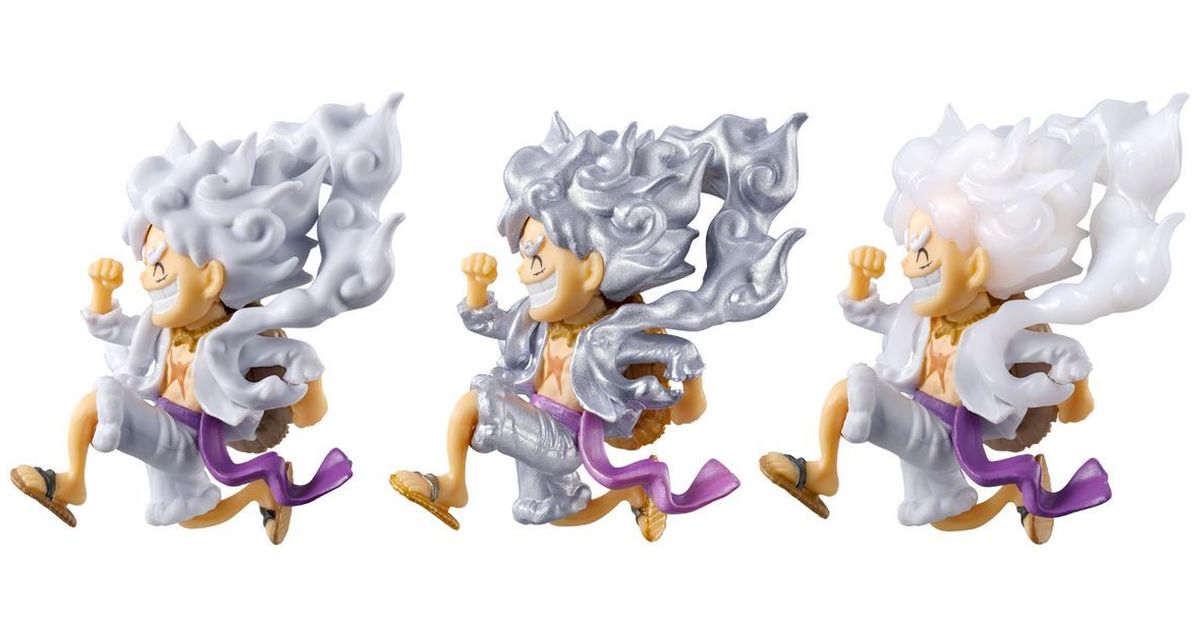萬代『From TV animation ONE PIECE 惡魔果實 GEAR 5』轉蛋 三款五檔魯夫限定開轉！