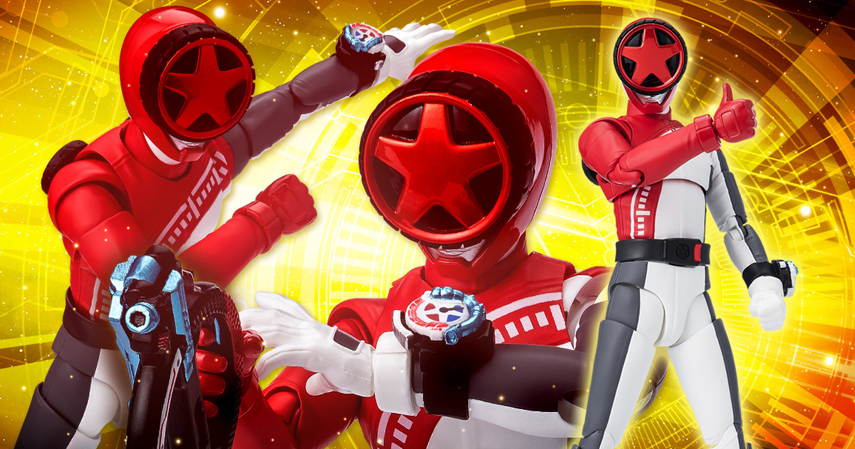 爆上戰隊BoonBoomger『S.H.Figuarts BUN RED』可動人偶參戰！掌握自己的方向盤吧