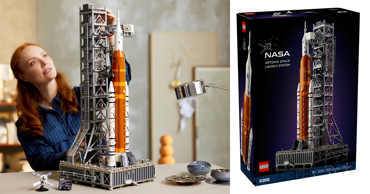 LEGO 10341 Icons 系列「阿提米絲太空發射系統」（Artemis Space Launch System）曝光！