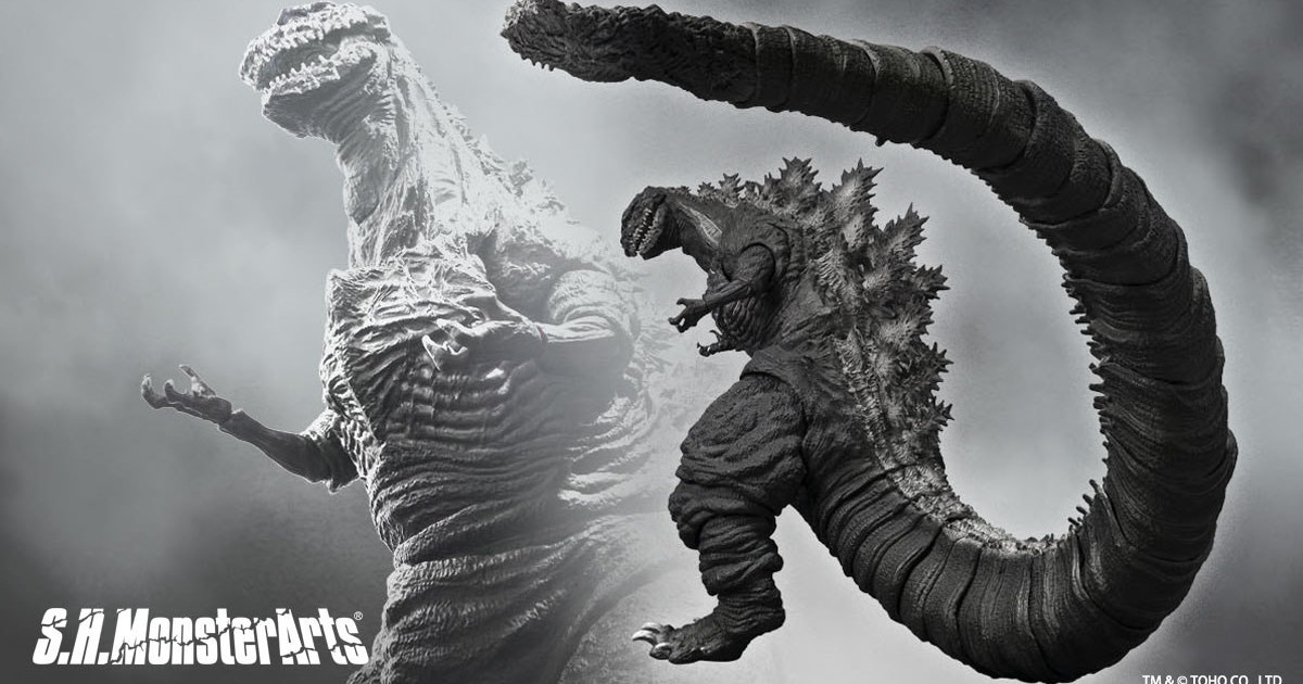S.H.MonsterArts『哥吉拉 (2016) 第4形態 ORTHOchromatic Ver.』 黑白電影版配色確定商品化！