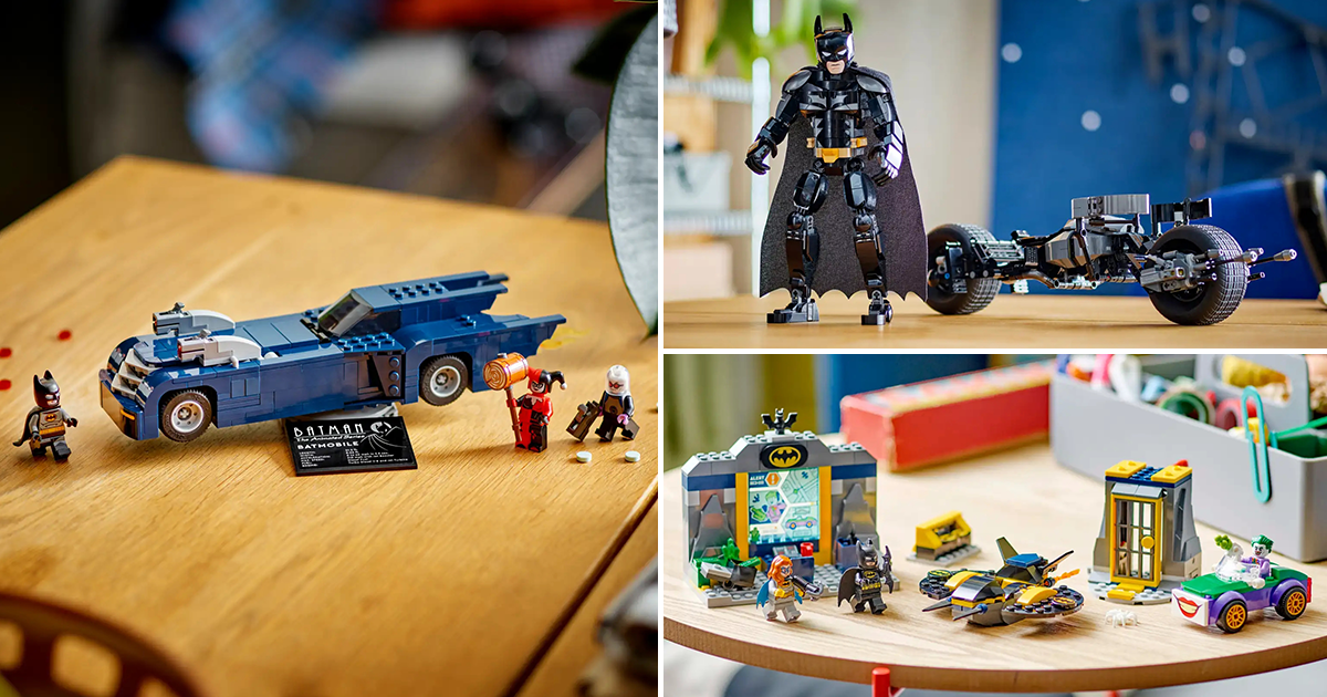 LEGO 76270、76272、76273、76274 四款蝙蝠俠主題新作將在 2024 年 6 月發售！