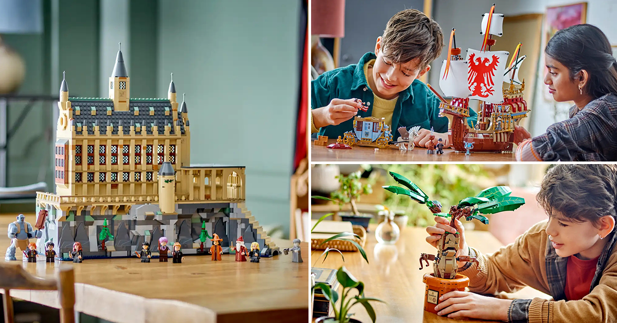LEGO《哈利波特》主題七款新作將在 2024 年 6 月發售 可以自己開拔魔蘋果！