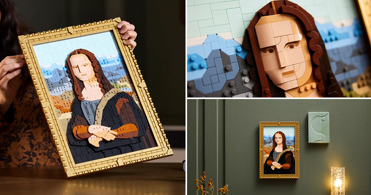 LEGO 31213 ART 系列「蒙娜麗莎」（Mona Lisa）親手拼搭聞名全球的世界名畫！