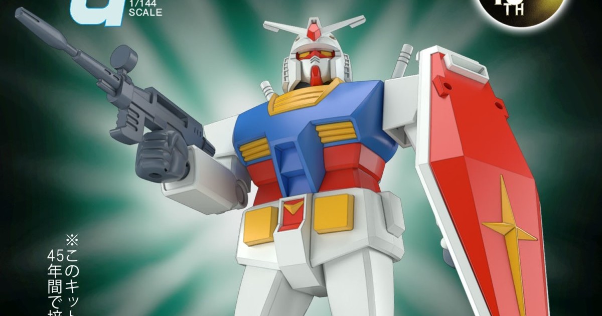 BMC 1/144『RX-78-2 鋼彈 (REVIVAL Ver.)』44年前初代鋼普拉以現代技術還原！