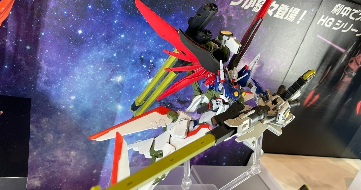 鋼彈SEED劇場版『HG 1/144 命運鋼彈 Spec II＆宙斯型外掛裝備』商品化 合體再現最終決戰規格！