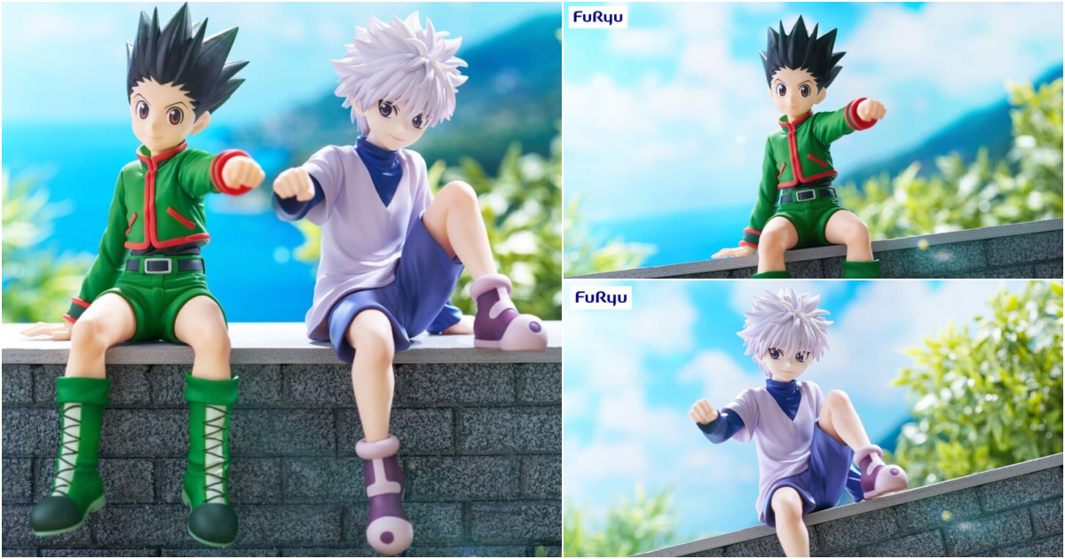 FuRyu 景品『《HUNTER×HUNTER》 小傑／奇犽』泡麵蓋模型，讓最佳拍檔來守護你的泡麵吧！