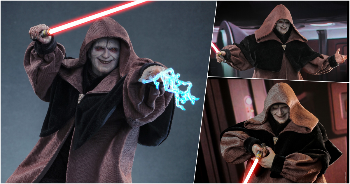 Hot Toys『《星際大戰》達斯·西帝（Darth Sidious）」1/6 比例收藏級人偶，萬惡的西斯大帝回歸！