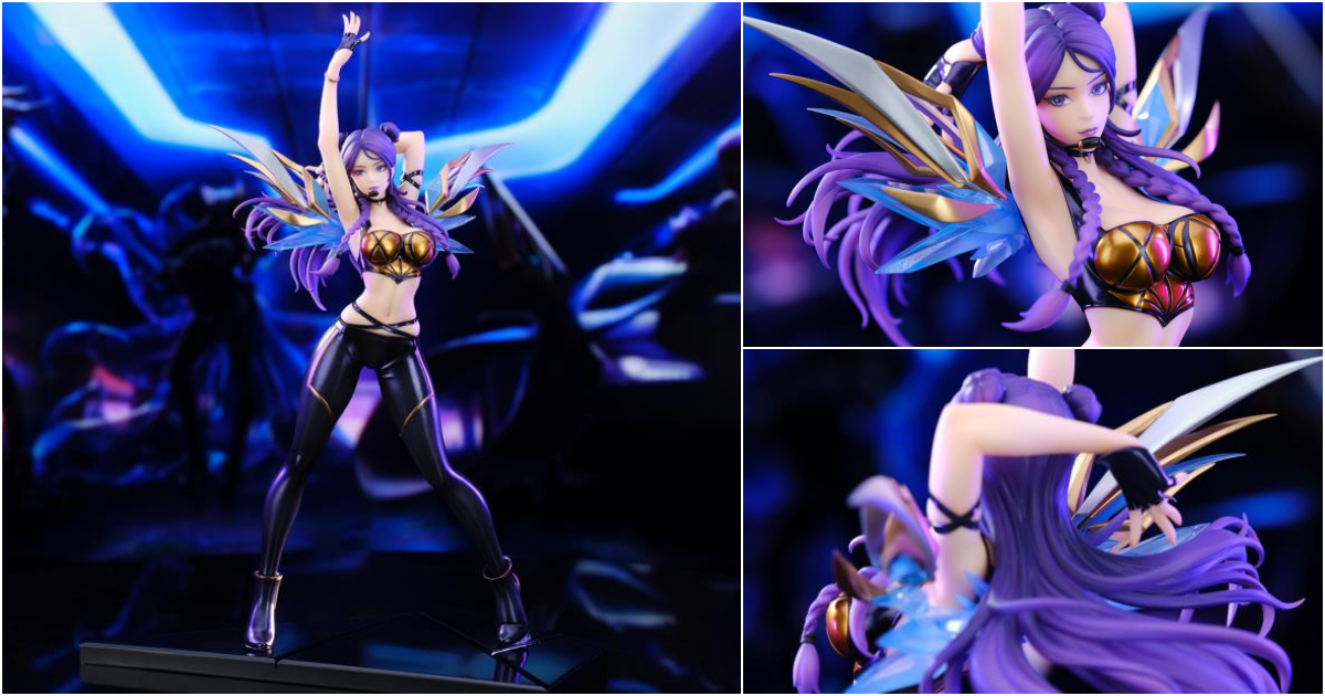 APEX-TOYS『《英雄聯盟》K/DA 凱莎（Kai'Sa）』1/7 比例塗裝完成品，細緻再現凱莎的偶像魅力！