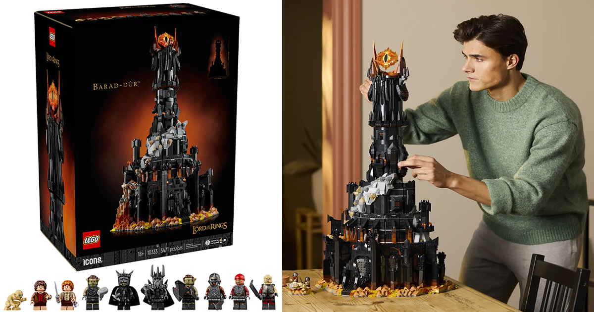 LEGO 10333「魔戒：巴拉多」匯聚魔君索倫之力的巨大要塞降臨！（The Lord of the Rings: Barad-dûr）