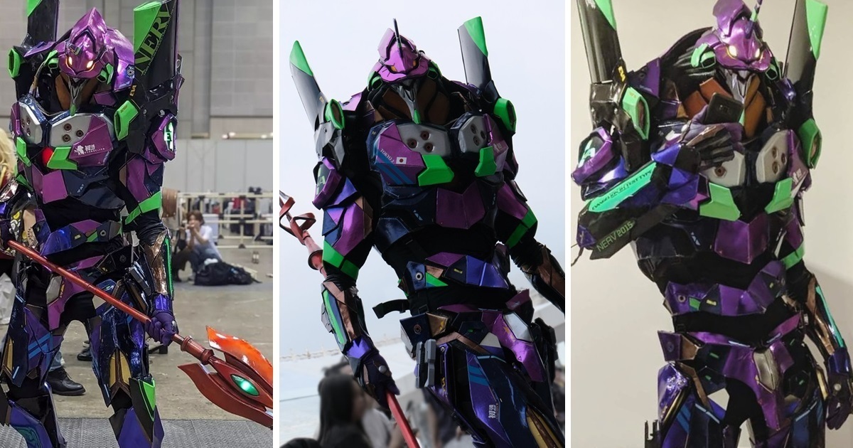 Coser Maolo扮《新世紀福音戰士》初號機狂氣外露 精緻還原造型超吸睛！