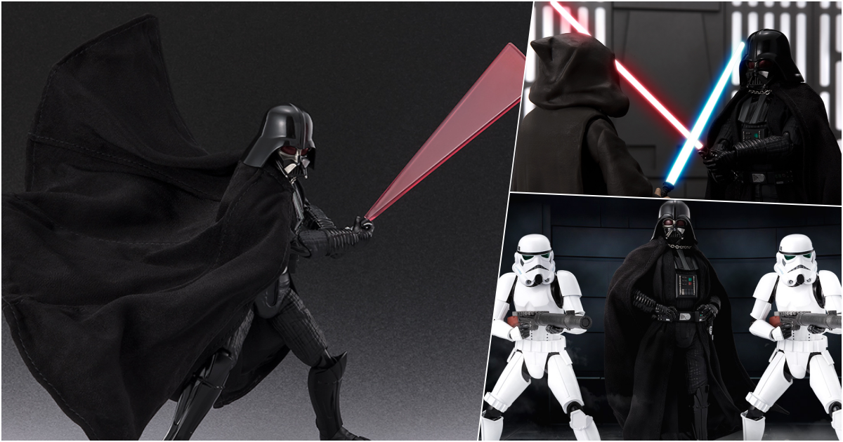 S.H.Figuarts『《星際大戰四部曲：曙光乍現》達斯·維達（Darth Vader）經典版』可動人偶，黑武士以布料新規再次襲來！