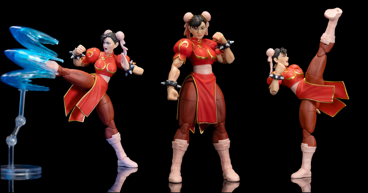 JADA TOYS Target 限定『快打旋風 春麗（Chun-Li）紅衣版』6 吋可動人偶，二號玩家造型華麗登場！