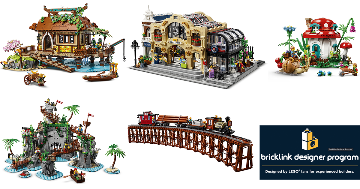 LEGO「BrickLink Designer Program」Series 2 針對 AFOL 的精美盒組將在 6 月 6 日展開募資！