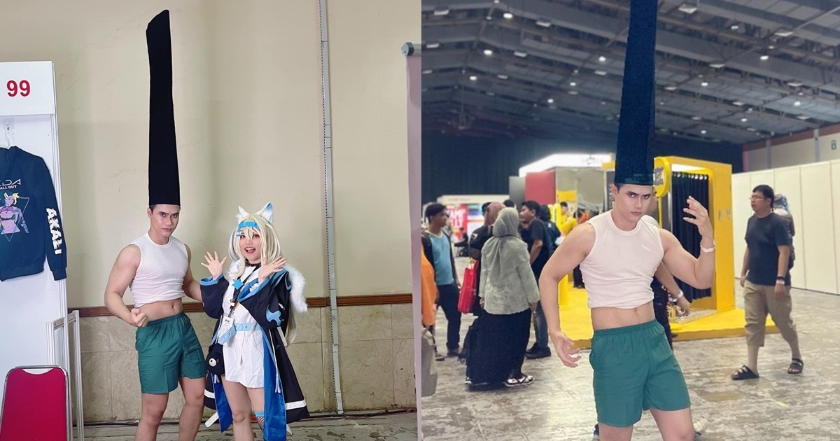 印尼Coser「Fi Del」還原《獵人》大傑招牌髮型  一柱擎天在活動會場成為焦點