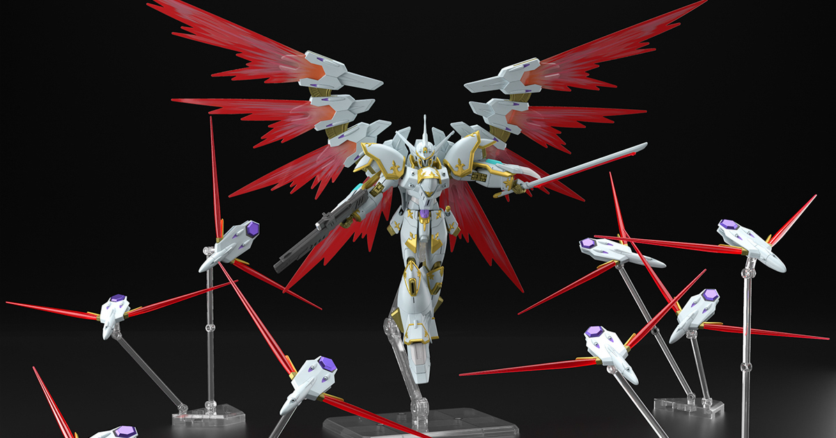 鋼彈SEED劇場版『HG 1/144 黑騎士神鷲小隊機』全貌公開  特效零件再現光之翼展開造型！