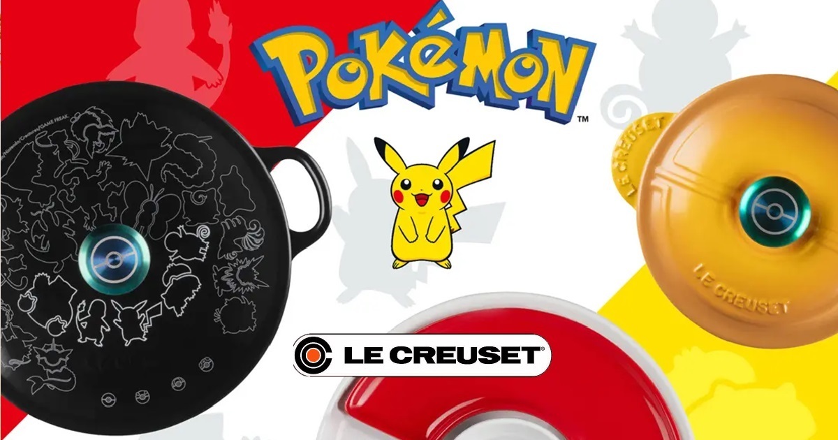 百年工藝打造可愛風格！ 法國廚具廠牌LE CREUSET ✕《寶可夢》推出聯名餐廚具