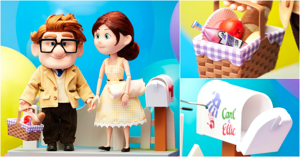 Disney Store『《天外奇蹟》15 週年紀念 艾莉與卡爾（Ellie and Carl）』限量收藏娃娃套組，重回催淚的夫妻故事片段！