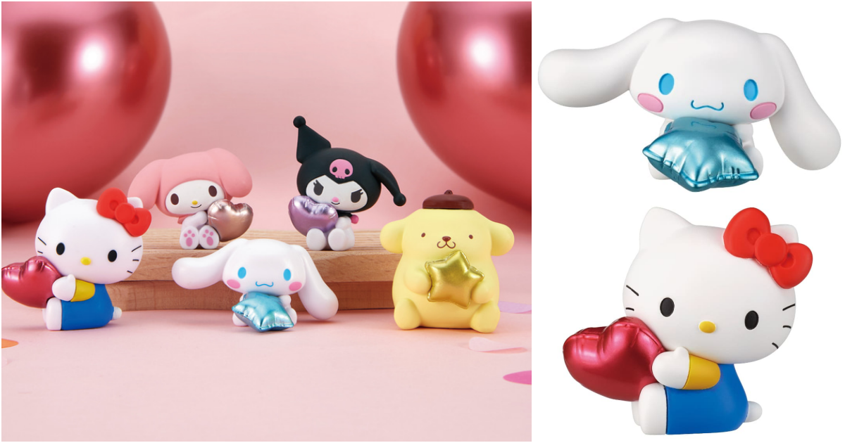 T-ARTS『三麗鷗明星 閃亮☆氣球』轉蛋，抱著派對錫箔氣球的喜拿、Hello Kitty 超可愛登場！