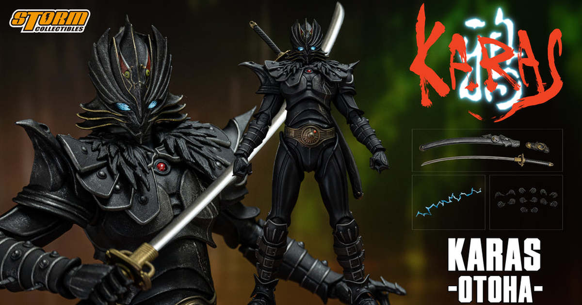 STORM COLLECTIBLES『《鴉-KARAS-》乙羽鴉』1/12 比例可動人偶，城市的守護者霸氣降臨！