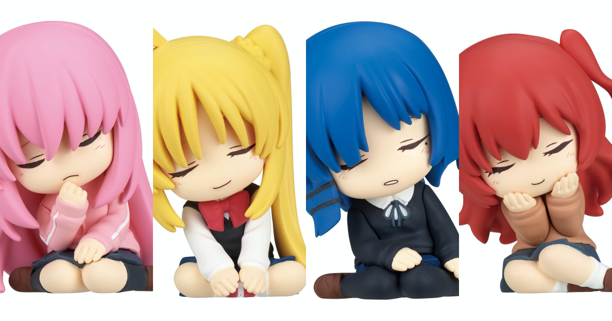 T-ARTS『靠肩Fig. 《孤獨搖滾！》』轉蛋，肩靠肩打瞌睡的團結 BAND 超可愛登場！