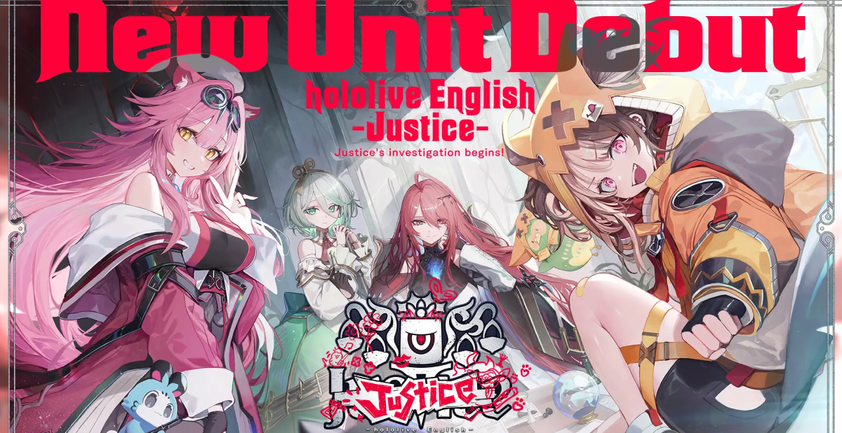 海外新人再報到！holoEN四期生『hololive English -Justice-』四位人設&初配信時間公佈
