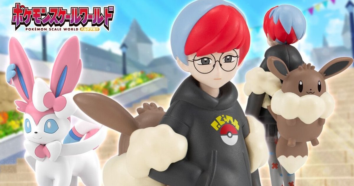 萬代『POKEMON SCALE WORLD 帕底亞地區 牡丹&仙子伊布』1/20 比例食玩 超可愛的伊布背包再現！