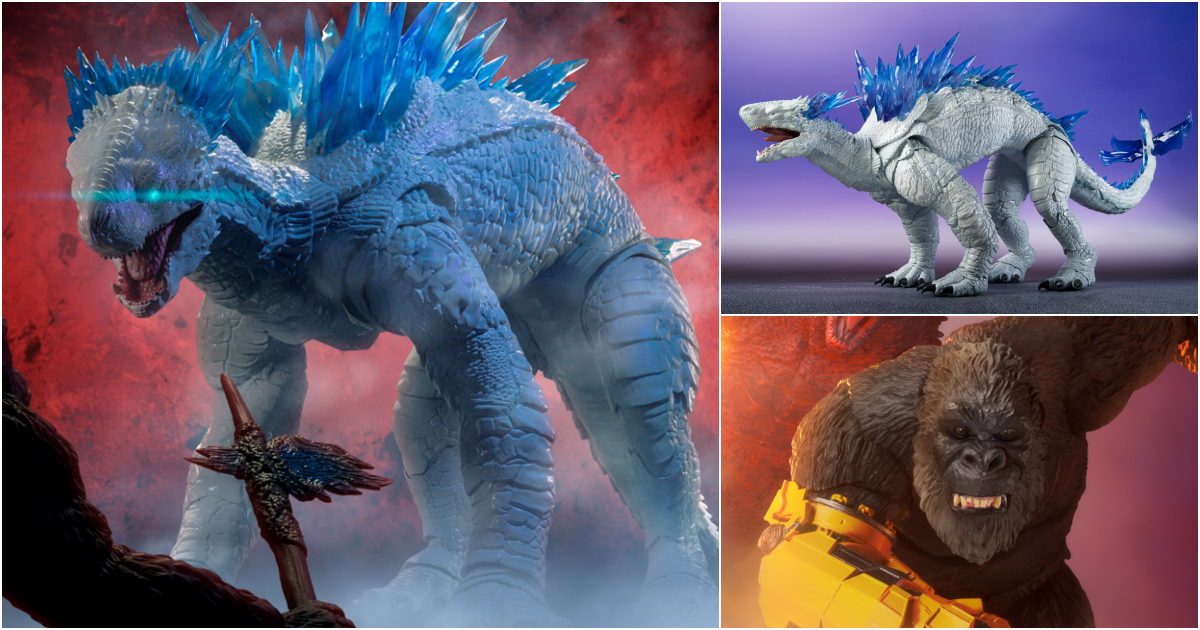 S.H.MonsterArts『《哥吉拉與金剛：新帝國》霜魔（SHIMO）』可動模型，潔白的冰霜巨獸登場！