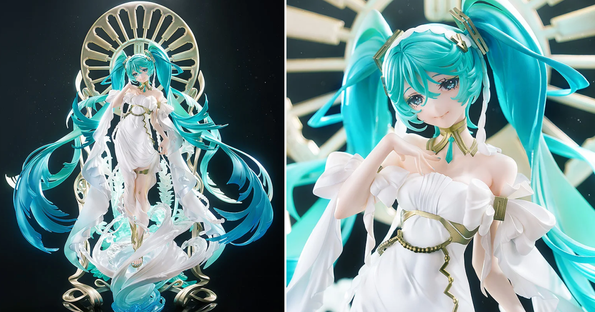 GSC『初音未來 feat. 米山舞』1/7比例模型 仙氣爆棚的繆思女神造型降臨！