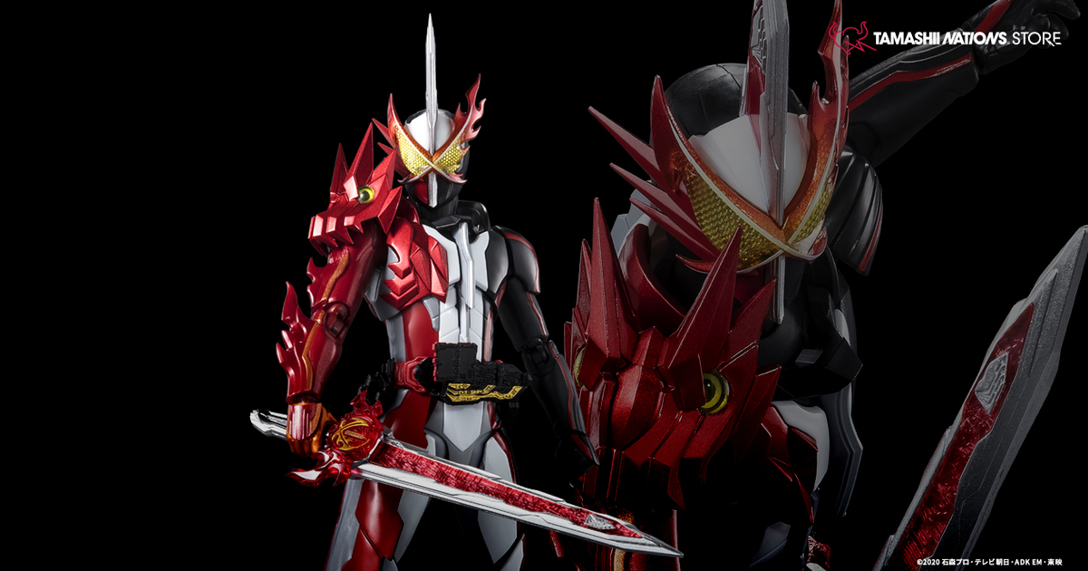 S.H.Figuarts『《假面騎士聖刃》假面騎士聖刃 勇猛戰龍型態 金屬色版』可動人偶，質感升級版本 TNS 限定發售！