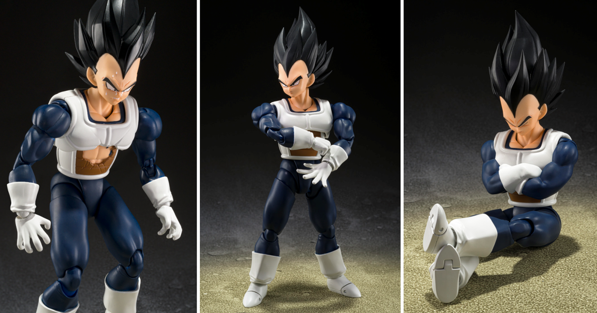 『S.H.Figuarts 七龍珠Z 貝吉塔-舊戰鬥服-』新規配件再現流下絕望淚水的超經典場景！