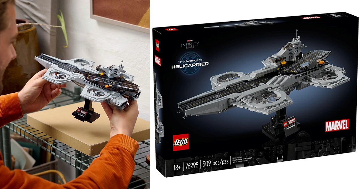 LEGO 76295「復仇者聯盟飛行航母」（The Avengers Helicarrier）跑道上有三片零件構成的昆式戰機！