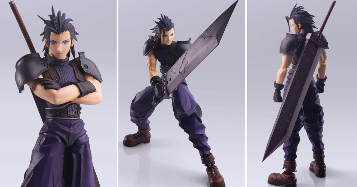 SQEX『BRING ARTS FF7 札克斯·菲爾』6吋可動人偶 無論何時都不要捨棄戰士的榮耀！