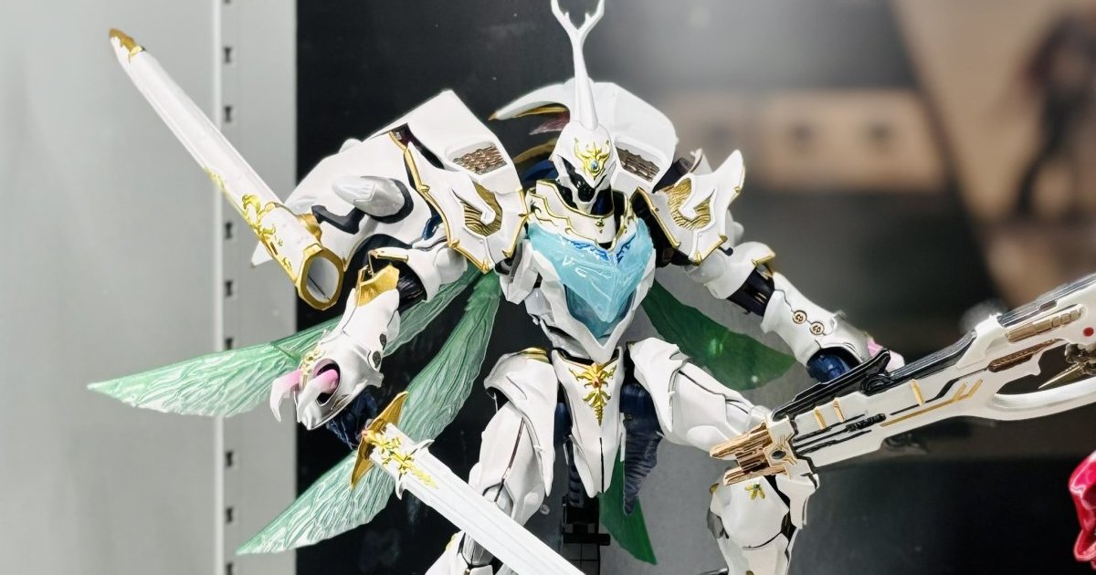 METAL BUILD DRAGON SCALE『薩拜因 白色祕寶ver.』試作品展出！
