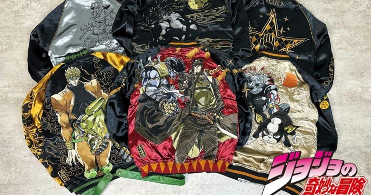 華麗替身霸氣展現！ 絡繰魂 ✕《JoJo的奇妙冒險 星塵遠征軍》橫須賀雙面穿刺繡夾克