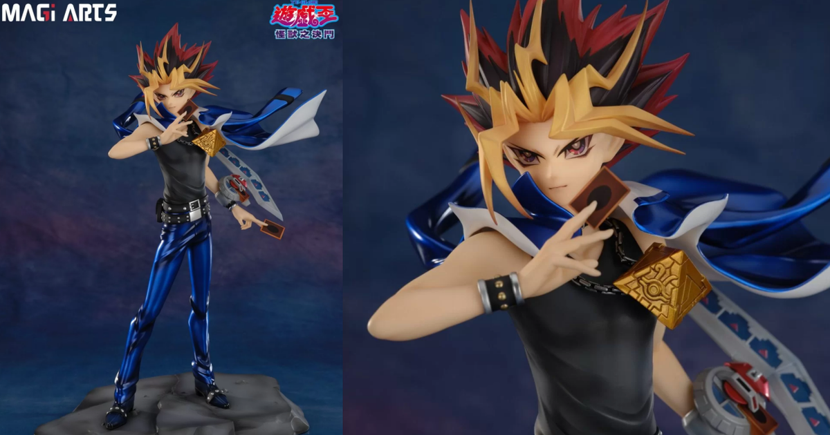 MAGI ARTS『遊戲王怪獸之決鬥 武藤遊戲』1/6比例模型 還原繪師 Ekita玄描繪的細緻風格！