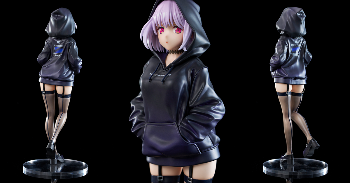 Union Creative「GRIDMAN UNIVERSE ZOZO BLACK COLLECTION 新條茜」塗裝完成品 又酷又辣的魅力造型！