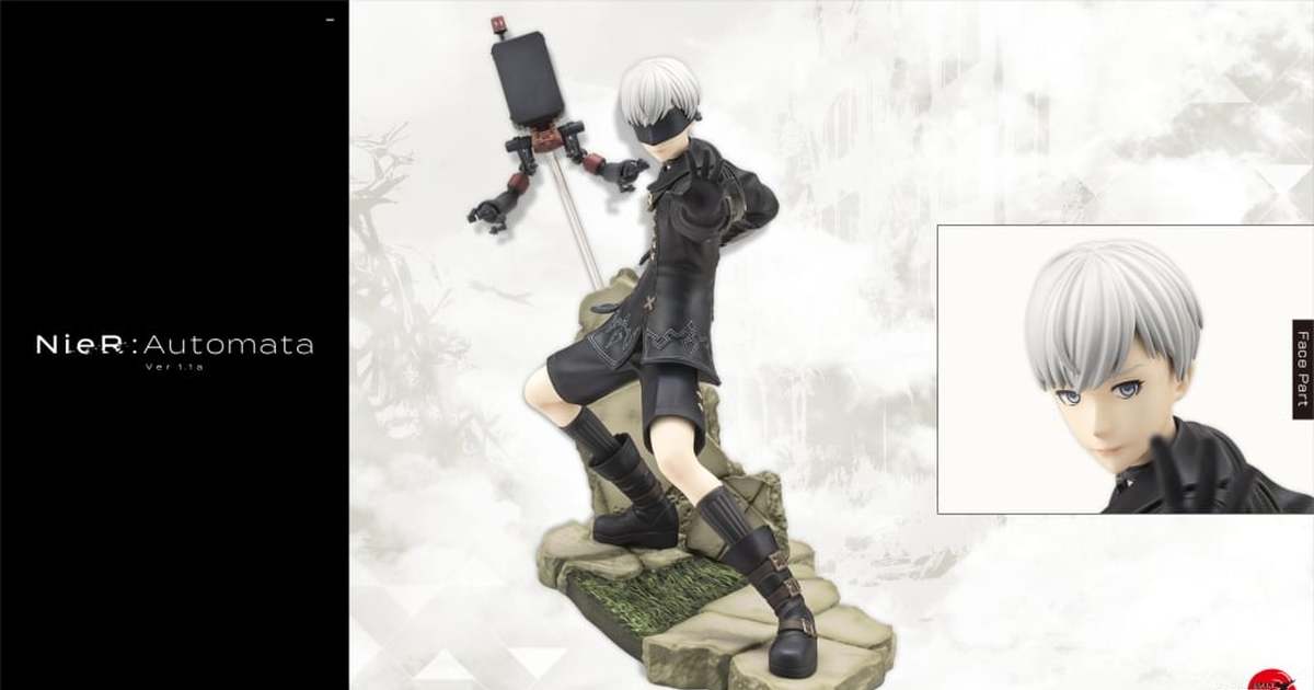 壽屋 ARTFX J『《尼爾：自動人形 Ver1.1a》9S（寄葉 9 號 S 型）』1/8 比例塗裝完成品