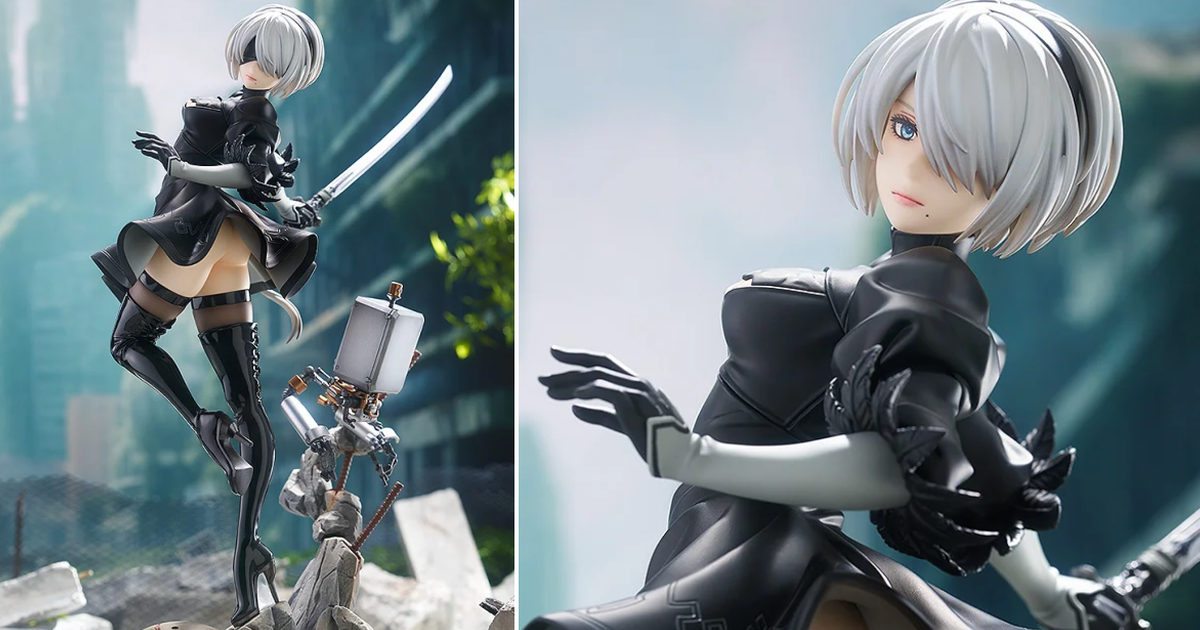 Max Factory 尼爾：自動人形『2B』1/7比例模型 裙襬下的肉感線條完美刻劃！